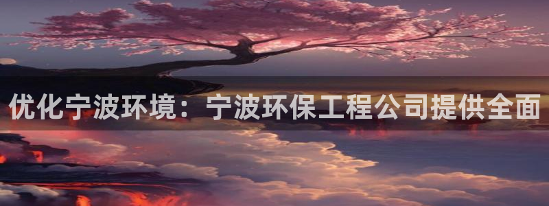 彩名堂客户：优化宁波环境：宁波环保工