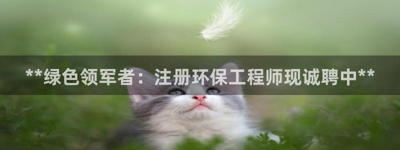 彩名堂975新版本：**绿色领军者：注册环保工程师现诚聘中**
