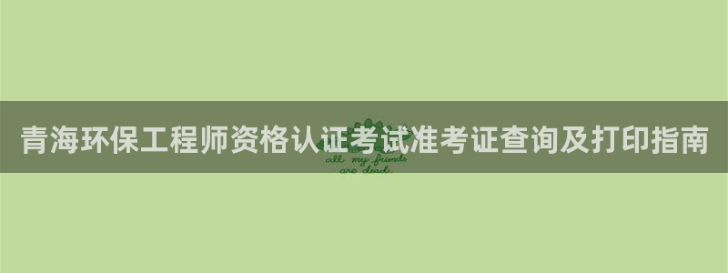彩名堂还可以用吗：青海环保工程师资格