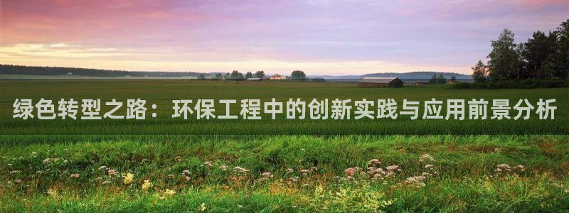 彩名堂彩：绿色转型之路：环保工程中的
