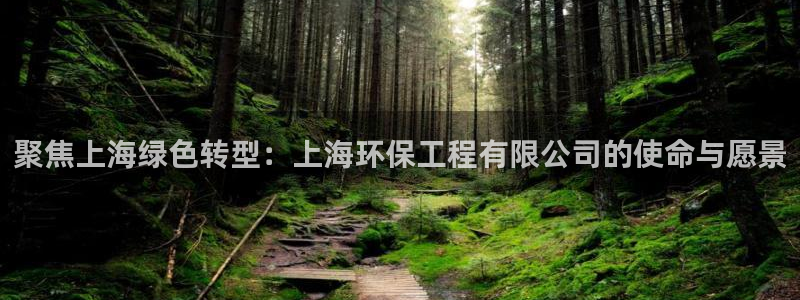彩名堂免费计划官网5.0.0：聚焦上海绿色转型：上海环保工程