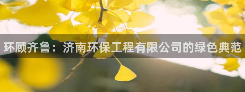 彩名堂是正规的公司吗：环顾齐鲁：济南环保工程有限公司的绿色典