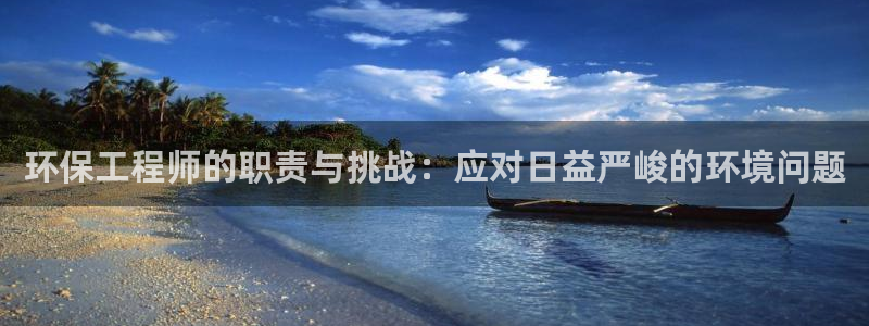 彩名堂手机版官网：环保工程师的职责与