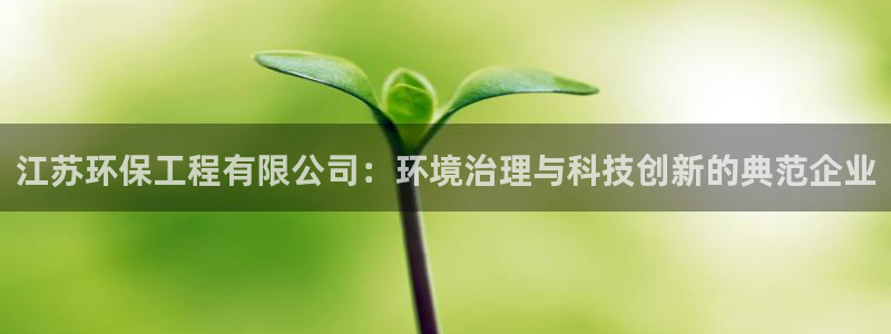 彩名堂5.0：江苏环保工程有限公司：