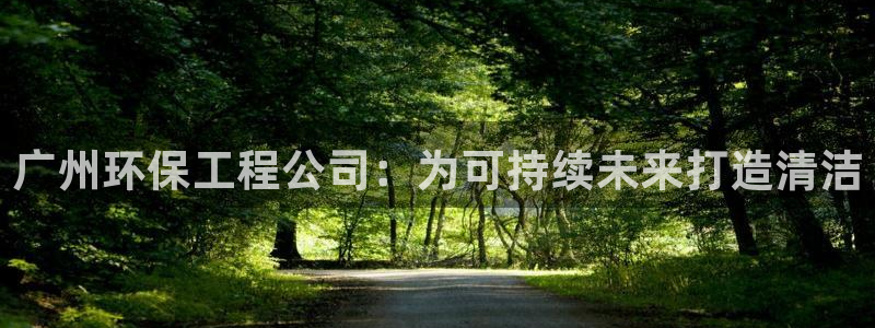 彩名堂最新版www：广州环保工程公司：为可持续未来打造清洁