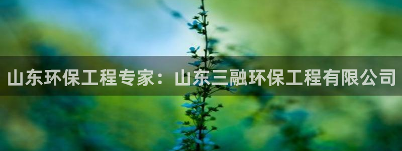 彩名堂一直不出结果怎么回事呢：山东环保工程专家：山东三融环保
