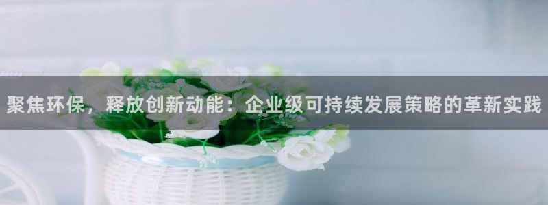 彩名堂计划怎么出的：聚焦环保，释放创新动能：企业级可持续发展